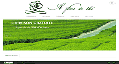 Desktop Screenshot of afleurdethe.com